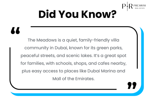 The Meadows, Dubai Family Community